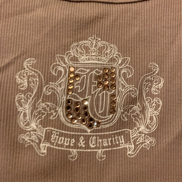 Rhinestone ribbed Tank - Picture 5 of 5